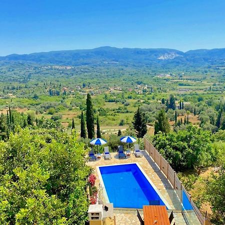 Villa Dinos By Posarellivillas Agrafoi Dış mekan fotoğraf