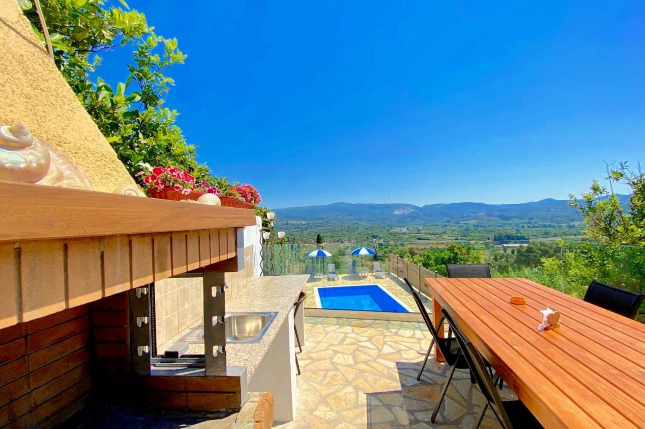 Villa Dinos By Posarellivillas Agrafoi Dış mekan fotoğraf