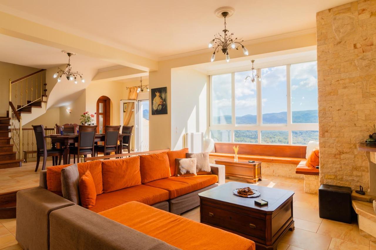 Villa Dinos By Posarellivillas Agrafoi Dış mekan fotoğraf