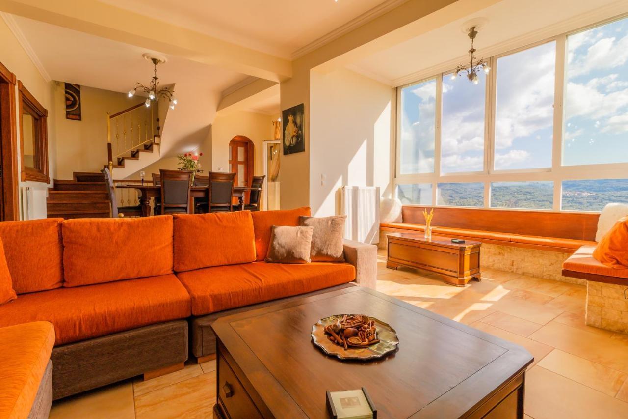 Villa Dinos By Posarellivillas Agrafoi Dış mekan fotoğraf