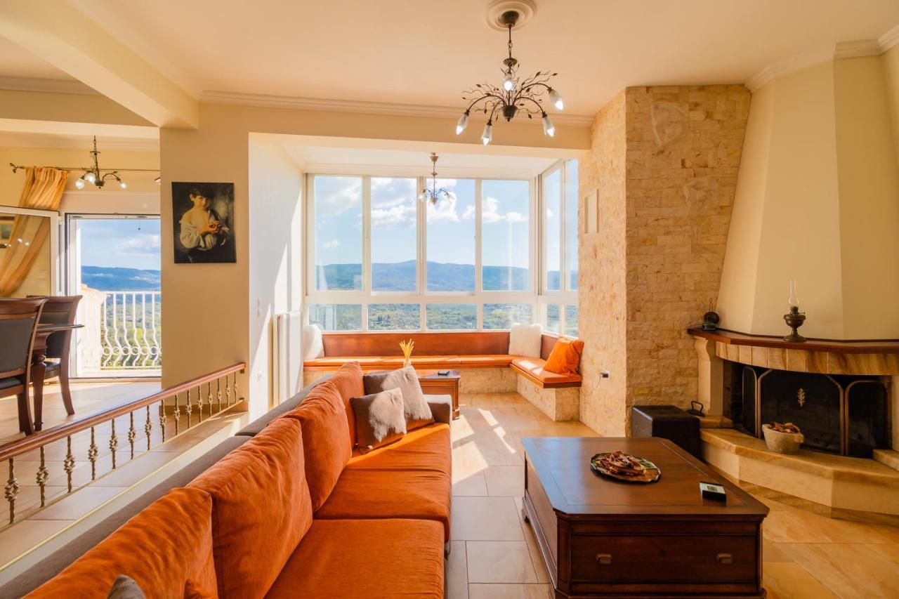 Villa Dinos By Posarellivillas Agrafoi Dış mekan fotoğraf