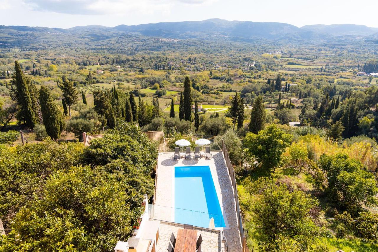 Villa Dinos By Posarellivillas Agrafoi Dış mekan fotoğraf