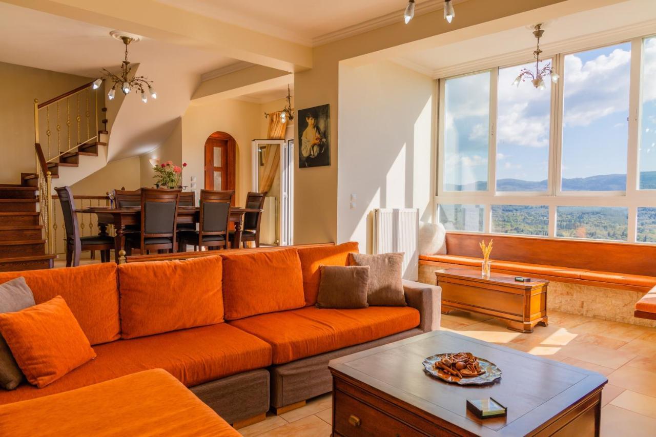 Villa Dinos By Posarellivillas Agrafoi Dış mekan fotoğraf