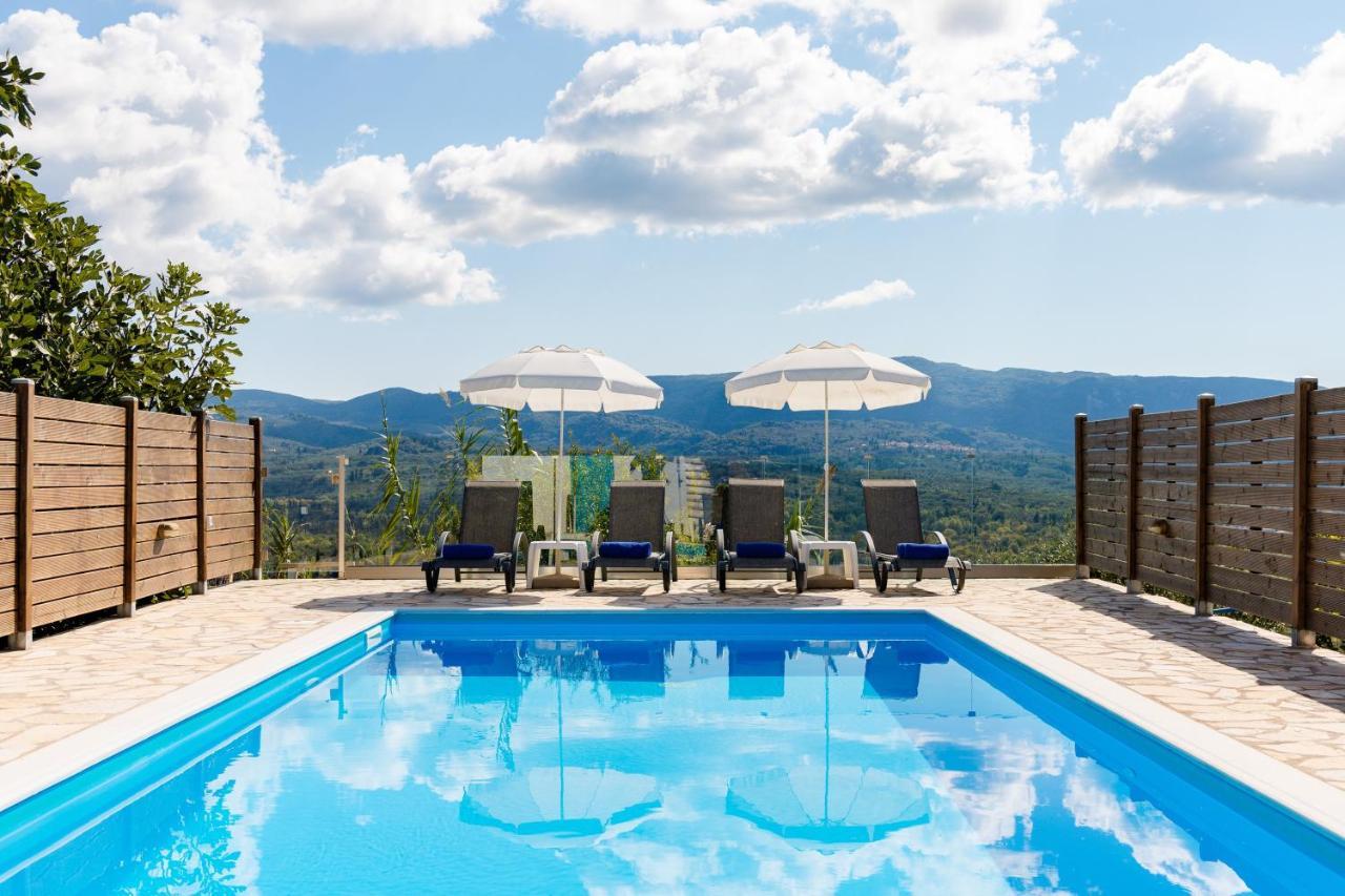 Villa Dinos By Posarellivillas Agrafoi Dış mekan fotoğraf